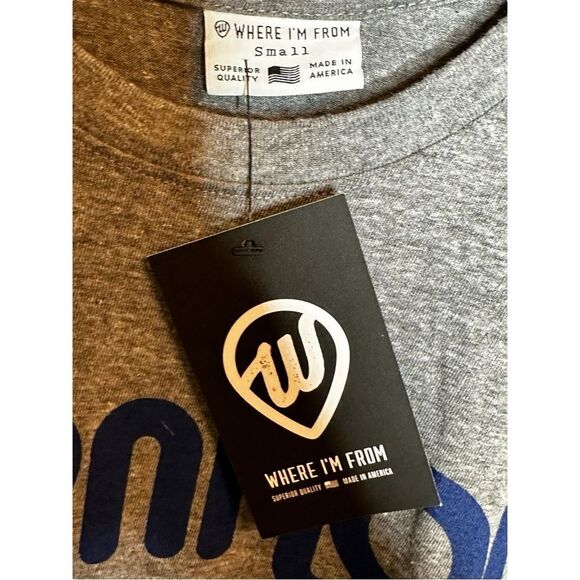 NWT Where I’m From Cornhole Champion Gray Crew T size small - Picture 5 of 5